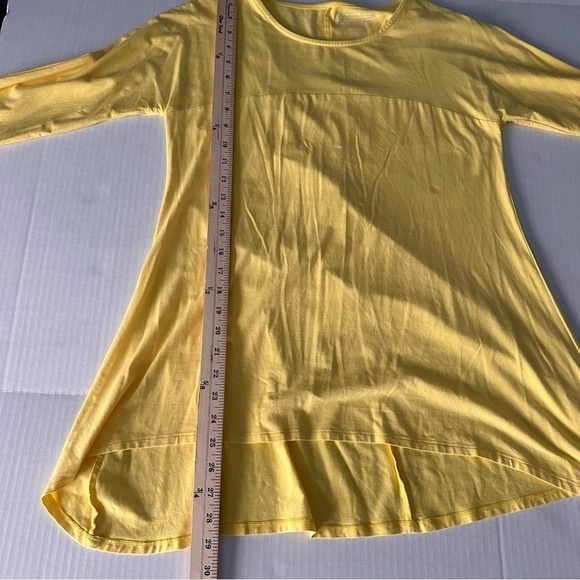 Coolibar UPF 50+ UV Protection Sz Small Long Sleeve Shirt Yellow Sun Protection - Picture 8 of 8